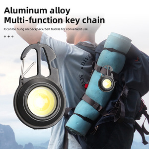 Portable Keychain Mini USB Rechargeable COB <b>Light</b> White Emitting Outdoor <b>Working</b> <b>Light</b> - Product Image 3