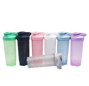 SY68 700ML Logo personnalisé Sports Gym sans BPA en plastique Voyage Protéines Shakers Shaker Bouteille d'eau