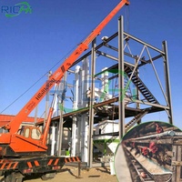 RICHI Moulin à granulés d'aliments pour volailles et animaux de 5 tonnes, usine de fabrication d'aliments pour animaux, usine d'aliments pour bétail CE pour bovins