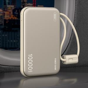 Nouveauté Chargeur portable 20000mah 10000mah avec logo personnalisé, câble intégré, banque de charge universelle 22.5W - Product Image 4
