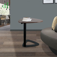 Chariot de bureau réglable à colonne de levage pneumatique robuste pour ordinateur portable, idéal pour hôpital, bureau et domicile, sans cordon