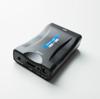 Adaptador Convertidor de Video y Audio Compacto de BNC a HDMI, 1080P Full HD, Plug and Play, con Alimentación Externa Incluida