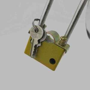 Cerradura antirrobo de mortaja extendida en forma de U <span class=keywords><strong>para</strong></span> <span class=keywords><strong>bicicleta</strong></span> eléctrica y puertas con 2 llaves - Product Image 3