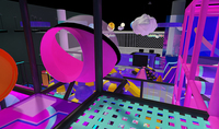 Aire de jeu violette de sécurité à haute jouabilité Thèmes complets Parc d'aventure de grande taille Équipement de terrain de jeu intérieur