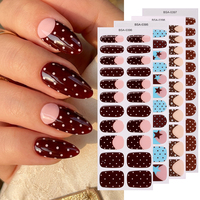 Autocollants et capsules pour ongles en gel à polymérisation naturelle, sans UV, pour manucure française dégradée, sans lampe UV, vente en gros
