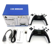 Console de jeu TV 4K M15 avec 64 Go de stockage, plus de 20 000 jeux rétro, HD sans fil, 20 simulateurs, multilingue, prend en charge le multijoueur