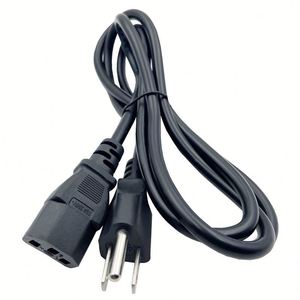 1.5M Three Pin American Standard Power Cord, American Standard Rice Cooker <strong>Plug</strong> Wire, Pin Number <strong>Computer</strong> Three <strong>Core</strong> Power Cord - Product Image 1