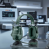 Casque tactique haut de gamme Qualcomm ANC ENC BT 5.5, étanche IPX6, avec écouteurs intégrés, DB135 Science Research, haut-parleurs 40 mm