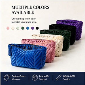 Bolsa de Viaje de Terciopelo de Lujo para Mahjong, con Logotipo Personalizado, Color Azul Océano, Cierre de Cremallera, Borlas con Diseño Chevron, Estuche de Lujo para Fichas de Mahjong - Product Image 3