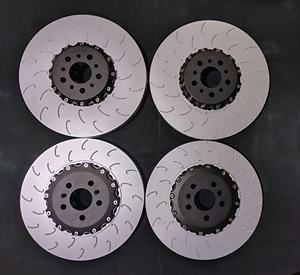 Hsingyik - Juego de 2 Discos de Freno de Rotor Flotante para <span class=keywords><strong>BMW</strong></span> Serie 5, 8, <span class=keywords><strong>M5</strong></span>, M8 Coupé G14, G15, G16, Delantero 34117991101 395x36, Trasero 34217991103 380x28 - Product Image 4