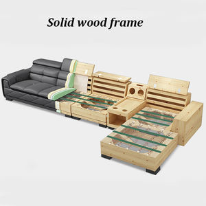 प्रकाश लक्जरी उच्च गुणवत्ता multifunction के चमड़े मैं आकार सोफे कमरे में रहने वाले फर्नीचर अनुभागीय सोफे के लिए - Product Image 5