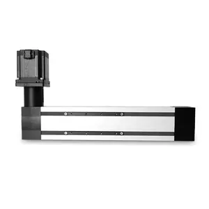 Double Rail Belt Linear Motion Actuator Linear Guide Unit with 4 Slider