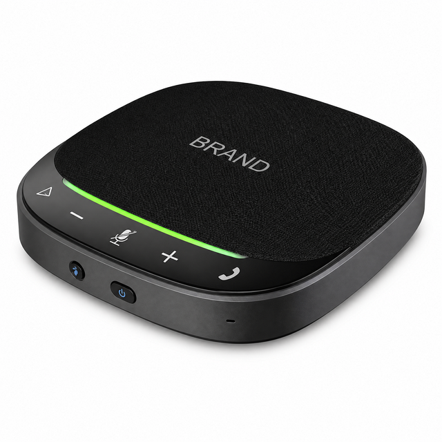 360° Pickup Bluetooth Noise-cancelling Conference Microphone Customizable for Business Meeting