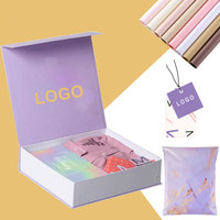 Vêtements T-jupe pantalons entreprises emballage boîte en carton boîtes en papier d'emballage de Logo personnalisé pour la marque de vêtements