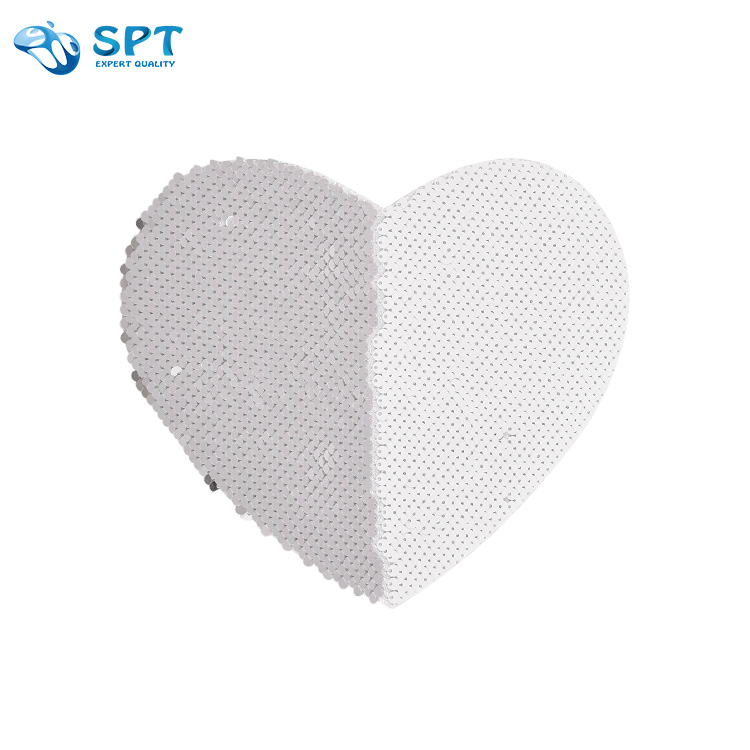 Низкий минимальный заказ, быстрая доставка, клейкие блестки в форме сердца