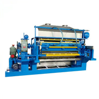 Alvéoles de grand-tonnage 88 plateau d'oeufs faisant la machine plateau d'oeufs de machine avec le modèle de moulage de pulpe