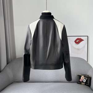 Online Bomber corte Jeans Patchwork Jaket outsider Premium sbuffo unico Retro Cowboy <span class=keywords><strong>verde</strong></span> borsa con Logo giacca di <span class=keywords><strong>pelle</strong></span> floreale - Product Image 1