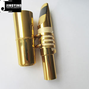 2024 Jingyingサックスアクセサリー、卸売高品位純銅金/銀メッキプロフェッショナルバリトンサックスマウスピース - Product Image 3