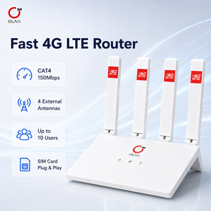 เราเตอร์ OLAX MC50 4G LTE Cat4 CPE ความเร็ว 150Mbps ปลดล็อคแล้ว รองรับซิมการ์ด พร้อมช่องใส่ซิม 4 พอร์ต LAN สำหรับโรงงาน คลังสินค้า IoT ระดับอุตสาหกรรม - Product Image 2