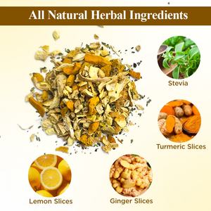 Tisana de Hierbas de Jengibre y Limón Frías o Calientes de Marca Privada Chinaherbs, Mezcla de Hierbas, Té de Frutas, Té para la Salud Femenina, Cuidado de la Fertilidad y Calentamiento Corporal - Product Image 3