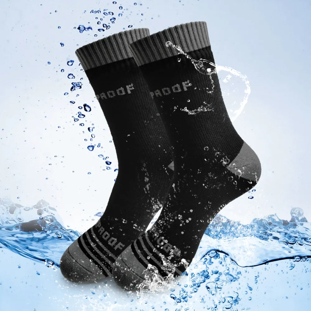 100% Waterproof Running Hiking Socks Men Outside Ski Sports Socks