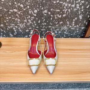 Luxurious, fashionable, high-heeled <b>wedge</b> heels, thick-soled <b>wedding</b> party <b>shoes</b> for spring and summer, soft and sexy in design. - Product Image 4