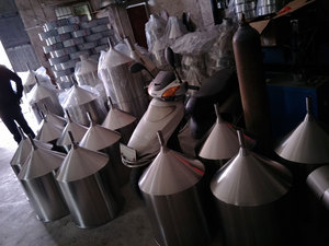 Nón Nhôm Chế Tạo Kim Loại Tấm Tùy Chỉnh Nón Thép Không Gỉ Quay Bằng Kim Loại - Product Image 5