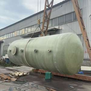 Aboveground fiberglas FRP kimyasal HCl depolama tankı bükme ve kesme hizmetleri ile yüksek kaliteli RUNLIN marka pürüzsüz yüzey - Product Image 2