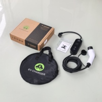 Chargeur EV portable 3,5 kW 16 A, prise standard GB, câble prêt à l'emploi, 4 modes de courant réglables, programmation de la charge, idéal pour la recharge domestique des véhicules électriques