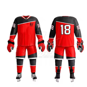 Uniforme de hockey sur glace personnalisé de haute qualité vêtements de hockey sur glace respirants à séchage rapide uniforme de hockey sur glace - Product Image 1