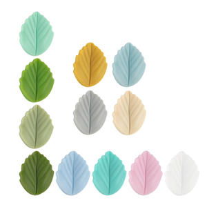 Kovict Trung Quốc Nhà Sản Xuất Mũi Tên Leaf Shape Silicone Hạt BPA Free Bé Mọc Răng Hạt - Product Image 6