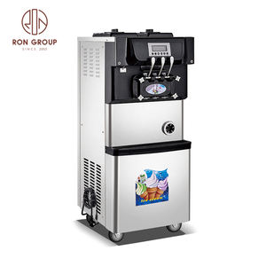 Máquina para hacer helados 3 sabores 20-28 L/H Máquina automática para hacer helados de yogur congelado Restaurante Máquina comercial de helados de servicio suave - Product Image 3