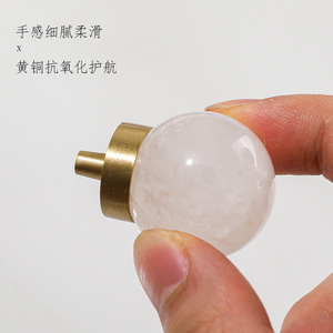 Bola <span class=keywords><strong>de</strong></span> cristal <span class=keywords><strong>de</strong></span> mármol <span class=keywords><strong>de</strong></span> cristal natural, diseño <span class=keywords><strong>de</strong></span> lujo, herrajes para muebles <span class=keywords><strong>de</strong></span> latón Jade, puerta <span class=keywords><strong>de</strong></span> armario <span class=keywords><strong>de</strong></span> cocina, perilla <span class=keywords><strong>de</strong></span> cajón, tocador <span class=keywords><strong>de</strong></span> dormitorio - Product Image 3