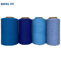 Fabrication de fil de coton recyclable en Polyester de couleur personnalisée pour gants à tricoter