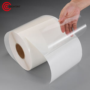 Free Sample Self Adhesive <strong>Inkjet</strong> <strong>Clear</strong> 50mic Transparent Vinyl PET Film Sticker Paper With UV Adhesive - Product Image 2