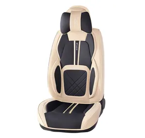 2024 Fornecedor Capas de couro universais para assentos de carro conjunto completo de almofadas de assento personalizadas para interiores automotivos de luxo de alta qualidade
