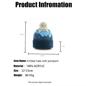 SY OEM nhà máy tùy chỉnh Skull dệt kim <span class=keywords><strong>Bobble</strong></span> <span class=keywords><strong>Hat</strong></span>, Bán Buôn trượt tuyết ấm mùa đông Cap,Acrylic Jacquard thêu logo <span class=keywords><strong>Pom</strong></span> <span class=keywords><strong>Pom</strong></span> Beanie - Product Image 4