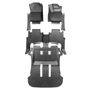 Factory Custom 5D TPE <b>Rubber</b> Eco-friendly Waterproof Anti Slip 5D Car <b>Floor</b> Mats 3 Pieces for Toyota Fortuner RHD 2016-2025 - Product Image 4