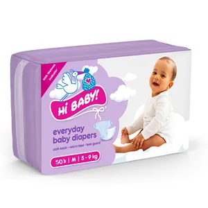 Oem廉价一次性婴儿尿布柔软护理B级婴儿呵护尿布婴儿