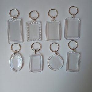 Customizable Double-Sided Printed Acrylic Pendant Keychain <b>Rainbow</b> Style Plastic Material - Product Image 6