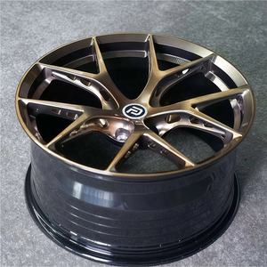 Rueda de Aleación de Aluminio Premium en Stock, Diseño Hueco DG Gold de 19 Pulgadas, PCD 5*112 ET35 para AUDI A5 A6 A7 A8 Q5 Q6 Q7 - Product Image 2