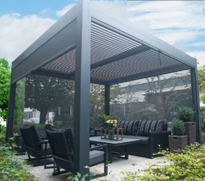 Pergola en aluminium 3x3m avec éclairage LED pour redéfinir votre vie de jardin toute l'année - Product Image 4