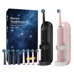 แปรงสีฟันไฟฟ้า อัลตราโซนิก ชาร์จซ้ำได้ กันน้ำ IPX7 แบตเตอรี่ใช้งานได้ 50 วัน ชาร์จแบบ Type C ตัวแปรงทำจากพลาสติก - Product Image 1