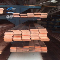 Barre plate en cuivre pur 99,9% 2-60mm Prix C11000 Barres plates en cuivre 25x3mm C12200 Barre omnibus en cuivre