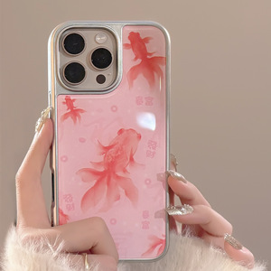 เคสโทรศัพท์ PC กลิตเตอร์สีชมพูสำหรับผู้หญิงมีการป้องกัน360กันกระแทกและป้องกันลายนิ้วมือ - Product Image 4