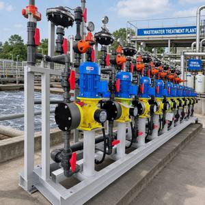 Bomba Dosificadora de Diafragma Mecánica de Alta Presión con Accionamiento por CC, Ajuste Manual del Recorrido, para Productos Químicos, PAC, <span class=keywords><strong>PAM</strong></span>, Polímeros - Product Image 4