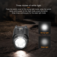 Lampe torche tactique rechargeable haute performance 1500 lumens, nouvelle charge magnétique, en alliage d'aluminium, étanche
