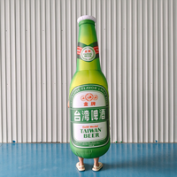 Costume gonflable géant en forme de bouteille de bière en tissu Oxford pour la publicité, idéal pour les événements extérieurs et la promotion
