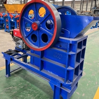 Petit concasseur à mâchoires PE250x400, capacité maximale 20 T/H, machine de concassage de pierres à économie d'énergie pour calcaire, gravier et agrégats