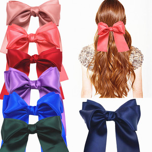 Cravate en soie Noeud de ruban de <span class=keywords><strong>satin</strong></span> pour cadeau Emballage de Noël Noeud de ruban de <span class=keywords><strong>satin</strong></span> auto-adhésif - Product Image 3